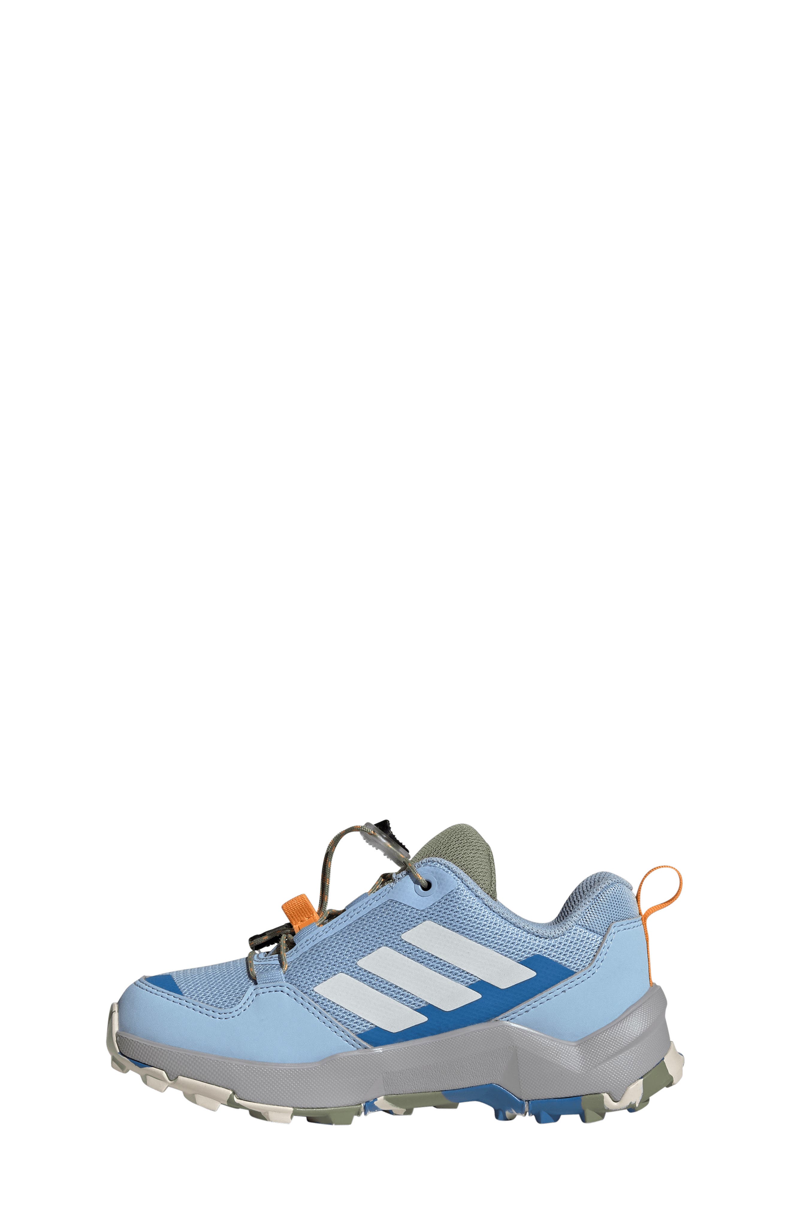 adidas Kids' Terrex Ax4r Mid Hiking Shoe, Alternate, color, Blue/ White/ Grey