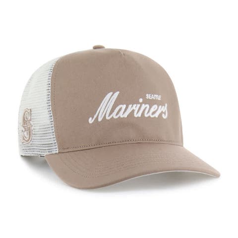 Men's '47  Brown Seattle Mariners Foundational Mesh Hitch Adjustable Hat