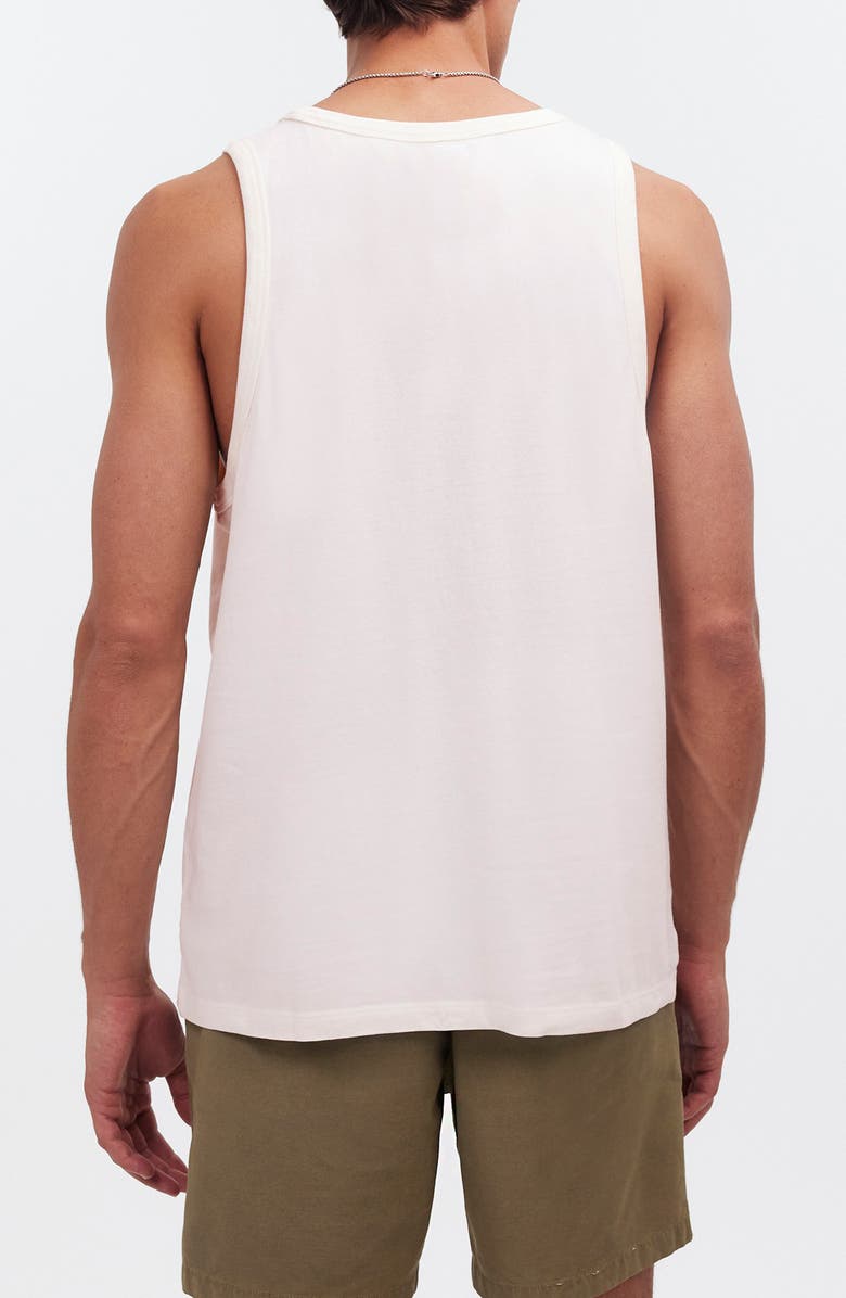 Madewell Allday Cotton Tank, Alternate, color, Lighthouse