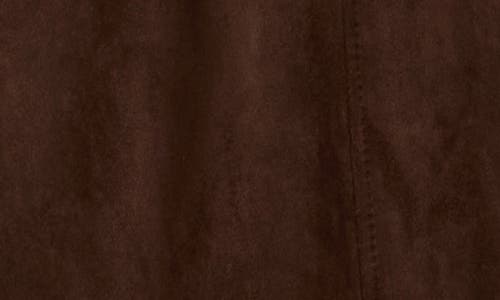 Max Studio Faux Suede Barrel Pants In Brown