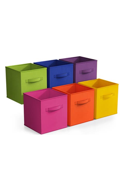 6-Pack Collapsible Storage Cubes