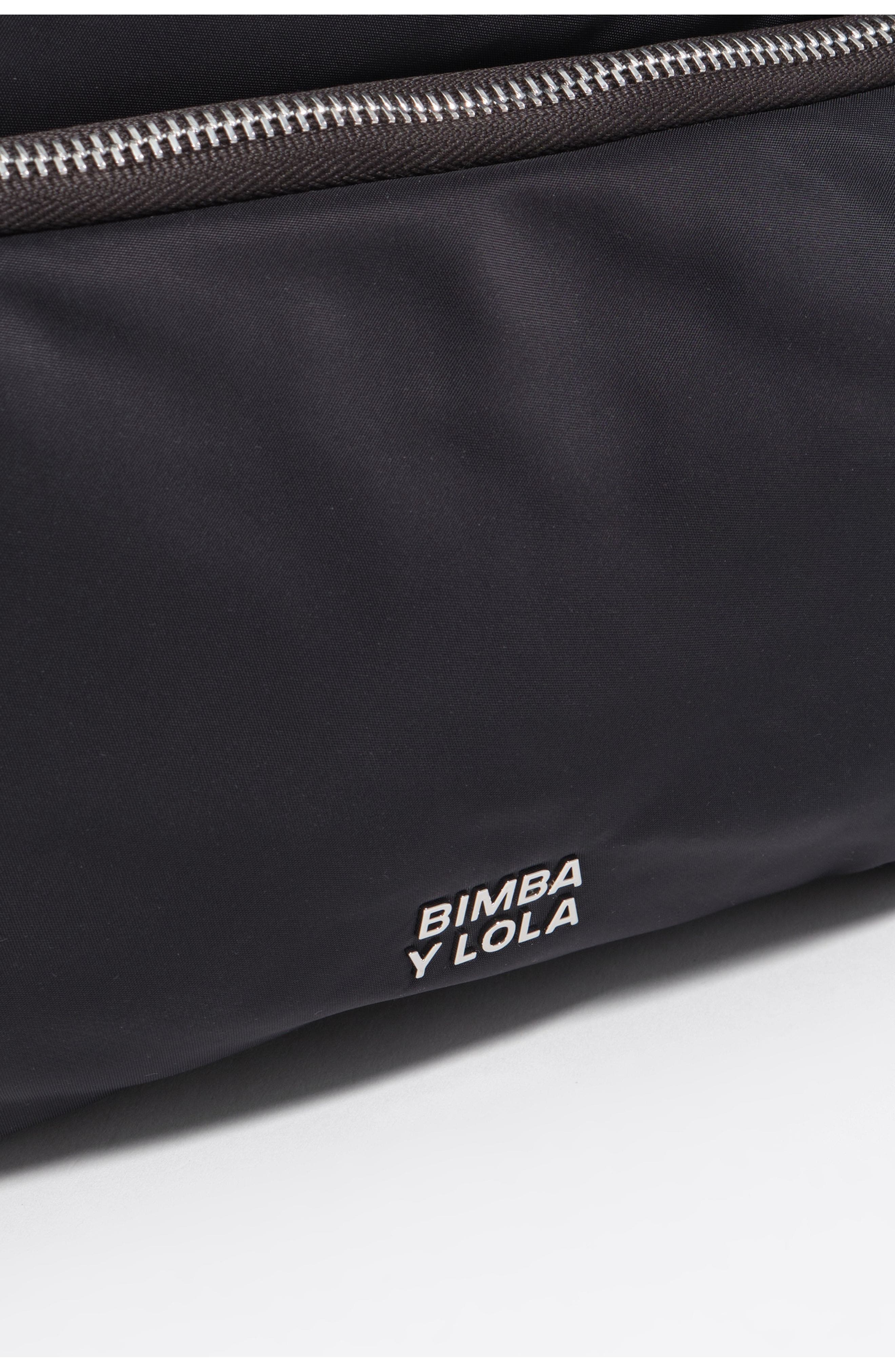 Bimba y Lola Nylon Pocket Shoulder Bag, Alternate, color, Dark Anthracite