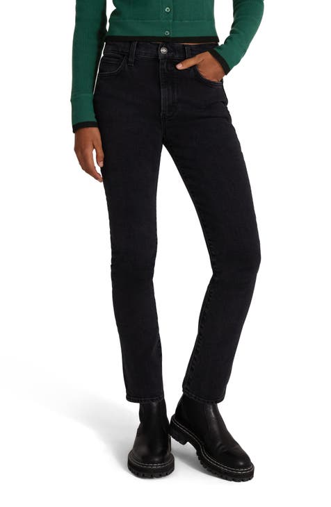 The Erin High Waist Slim Straight Leg Jeans (Boulder)