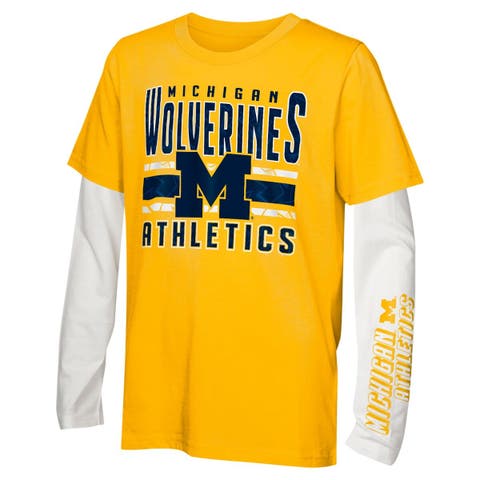 Preschool Michigan Wolverines In the Mix T-Shirt Combo Set