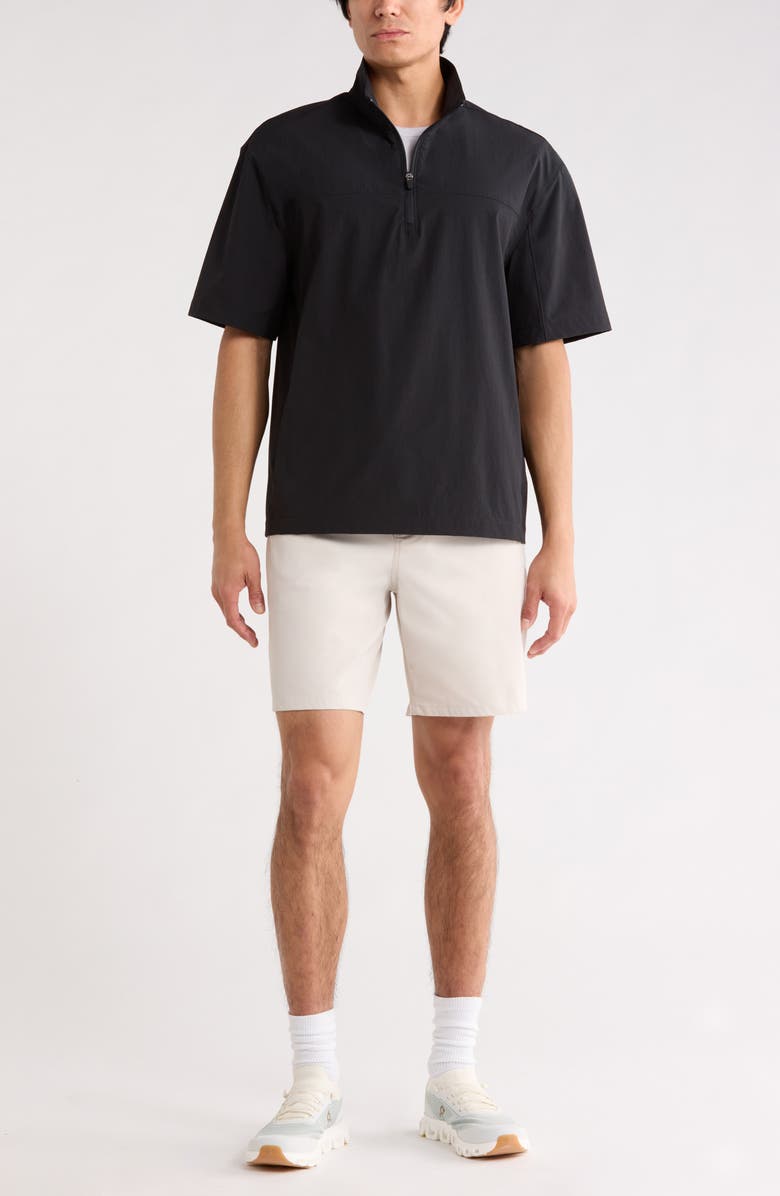 Z by Zella Popover Golf Shirt, Main, color, Black