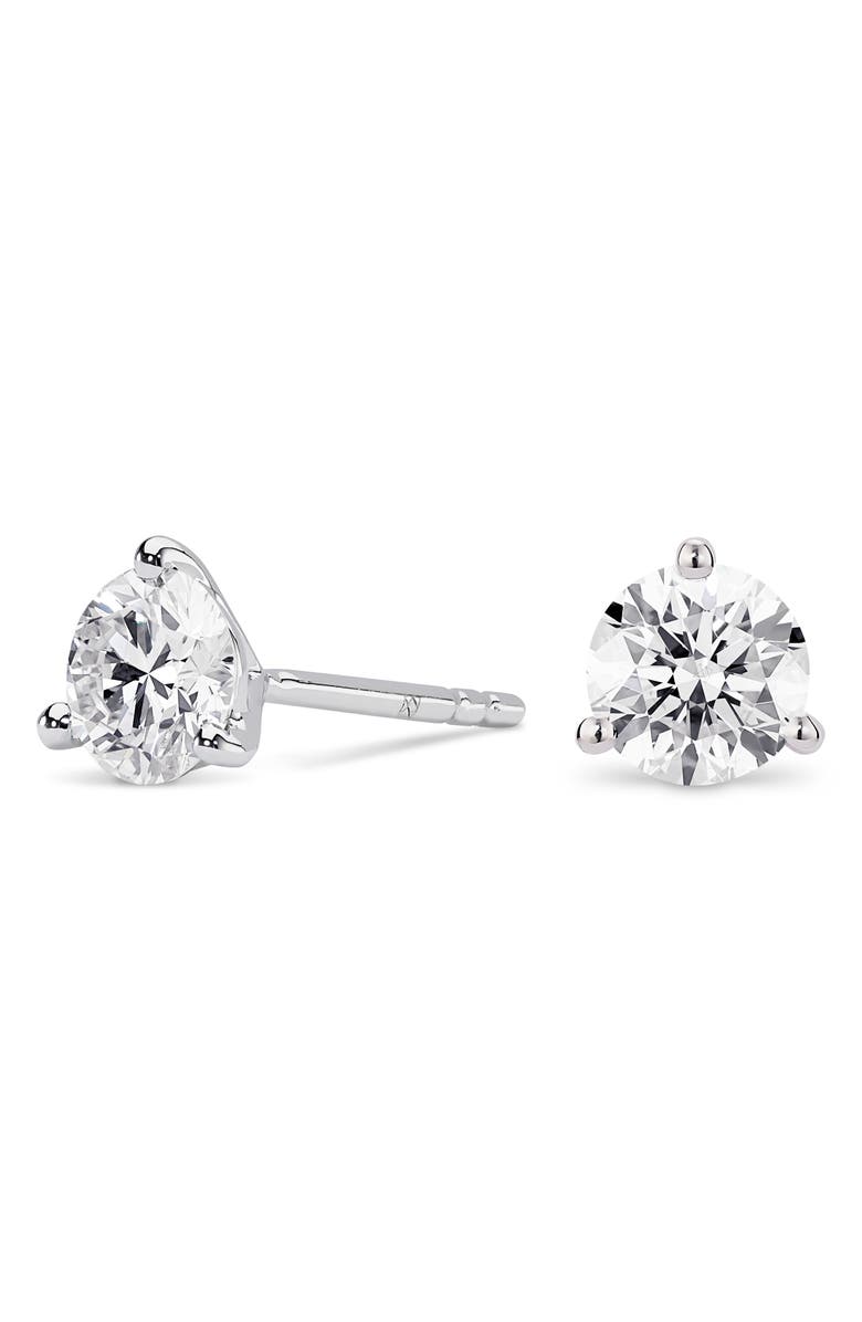 LIGHTBOX 2-Carat Lab Grown Diamond Solitaire Stud Earrings, Alternate, color,