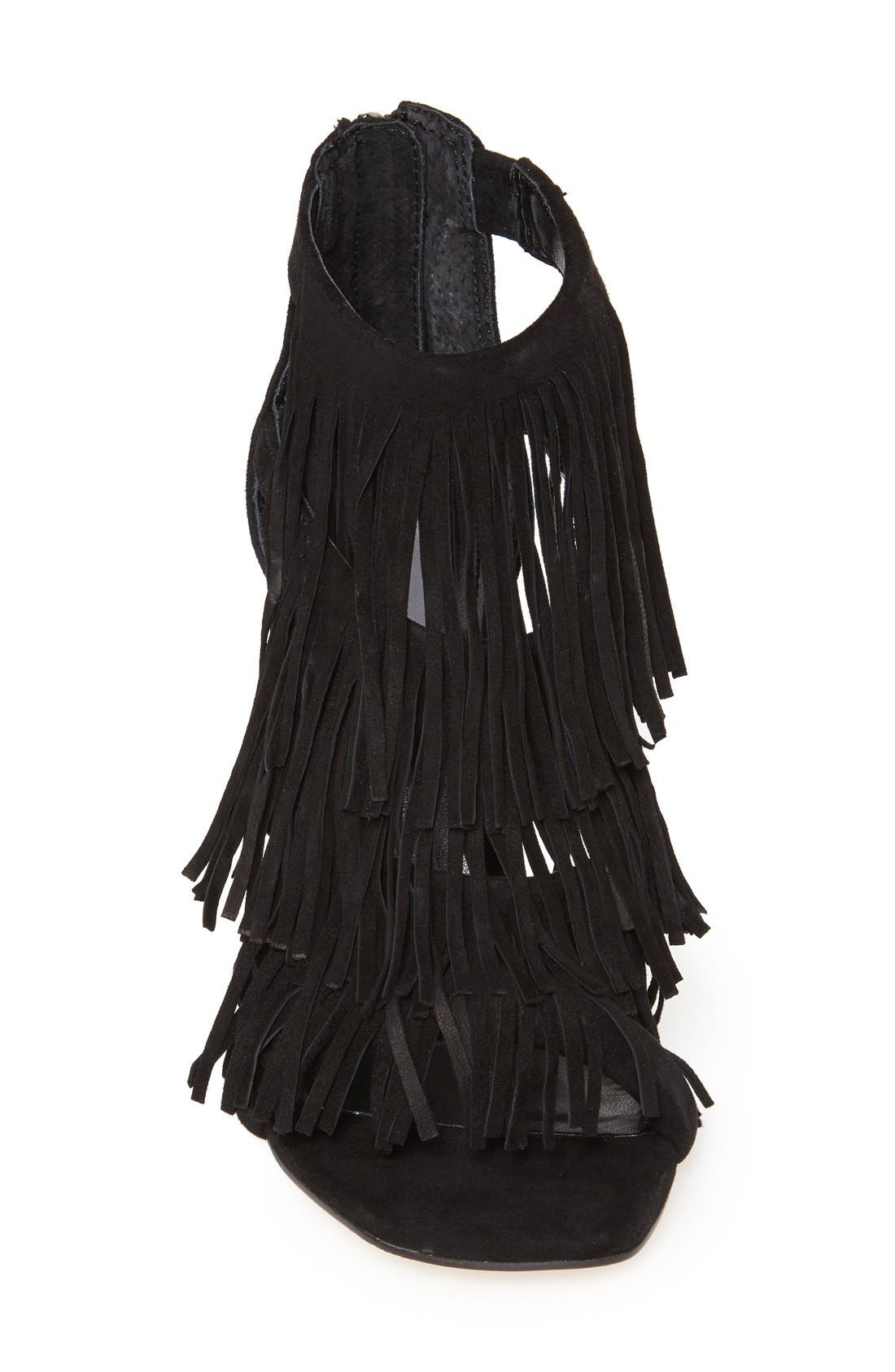 Steve Madden 'Fringly' Sandal, Alternate, color, 