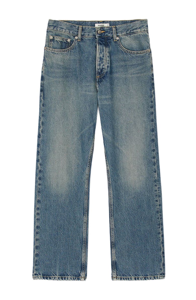 SANDRO Loose-fit jeans, Alternate, color, Blue Vintage - Denim