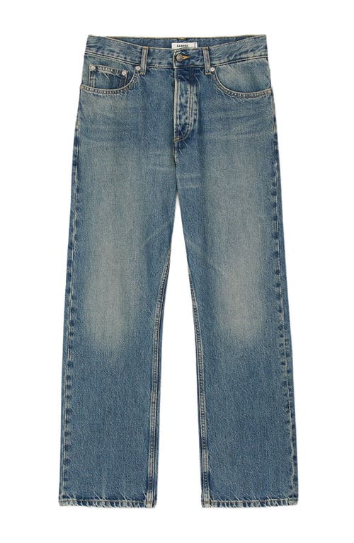Sandro Faded Loose-fit Jeans In Blue Vintage Denim In Blue Vintage - Denim