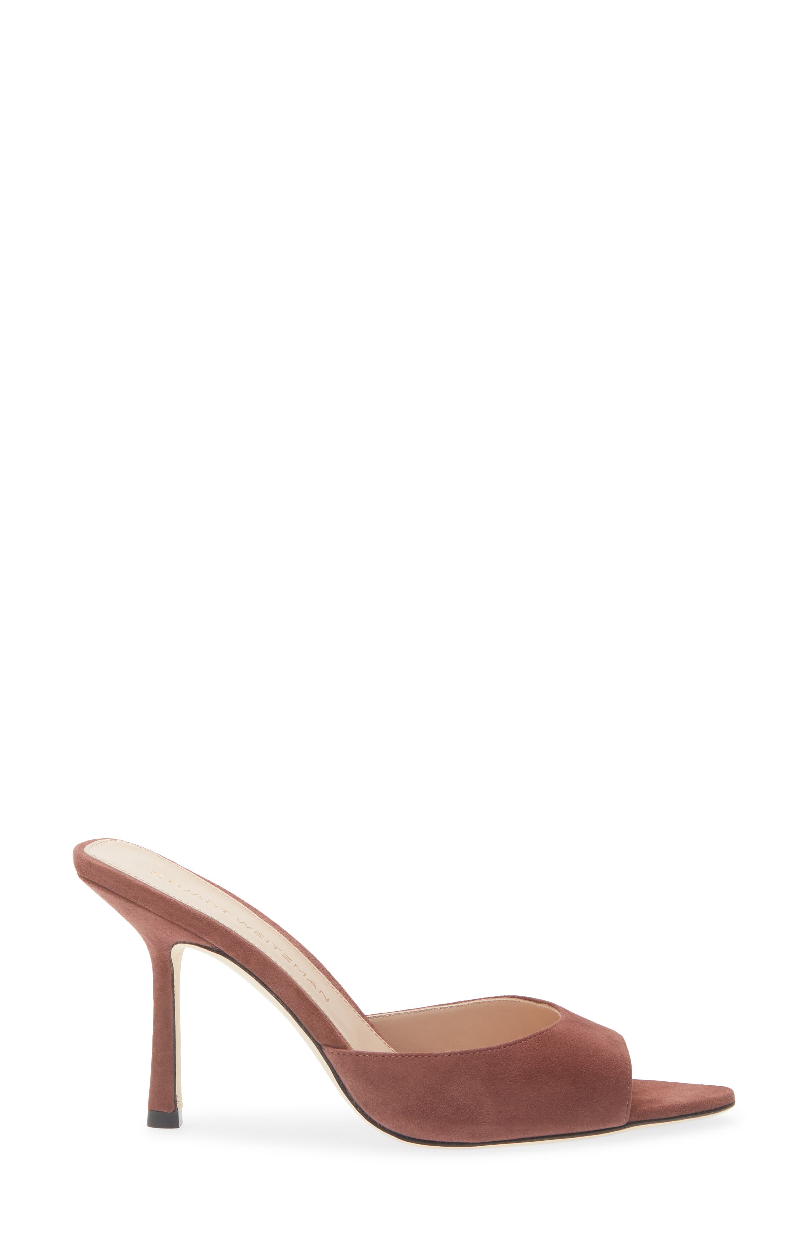 Stuart Weitzman Lexington Mule 85, Alternate, color, Brownstone
