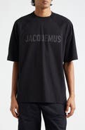 Jacquemus Le Typo Cotton Logo Graphic T-Shirt