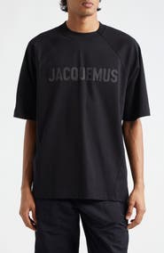 Jacquemus Le Typo Cotton Logo Graphic T-Shirt