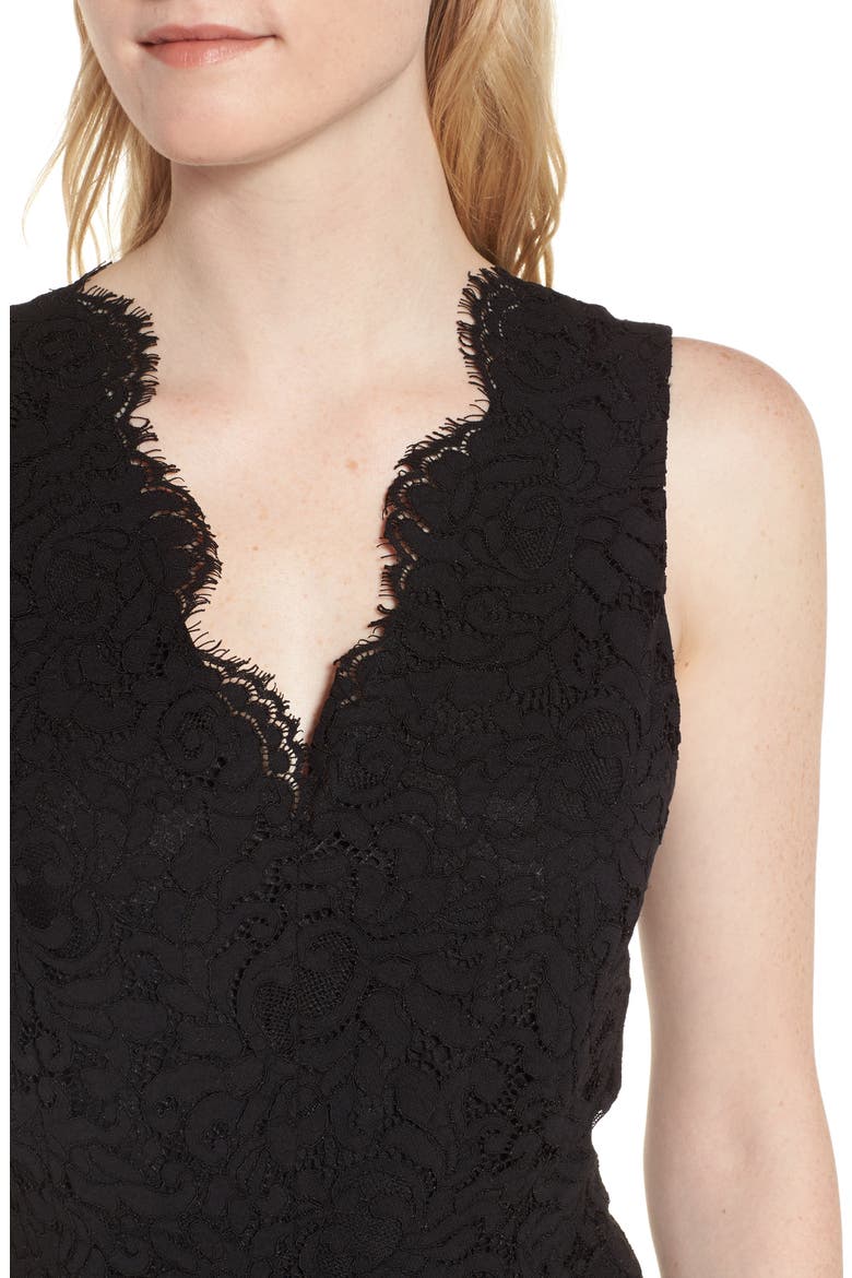 Evita Lace Jumpsuit, Alternate, color, BLACK
