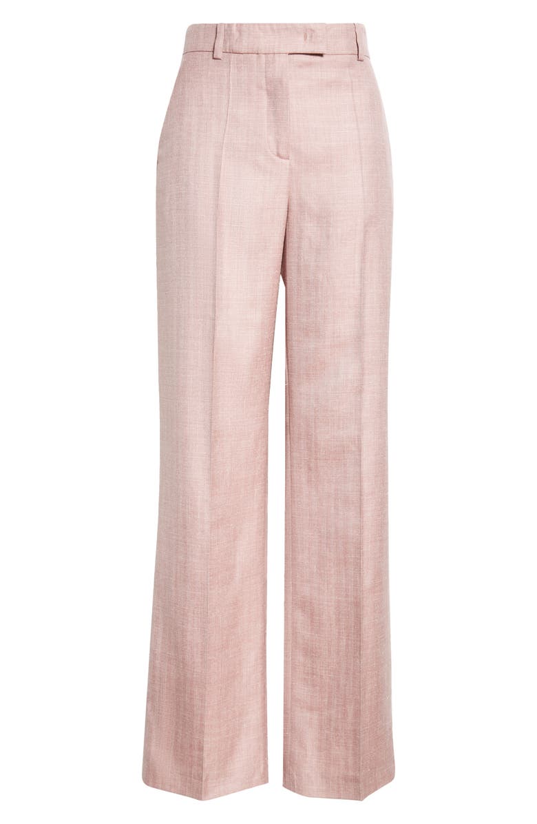 Eleventy Straight Leg Virgin Wool, Silk & Linen Pants, Alternate, color, 
