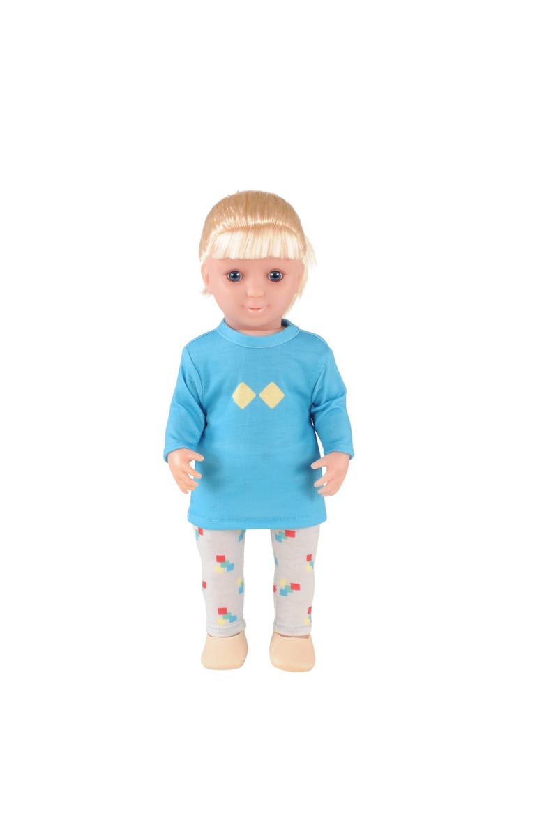 Kaplan Early Learning Company 13" Multiethnic Doll - Caucasian Girl, Main, color, Multicolored