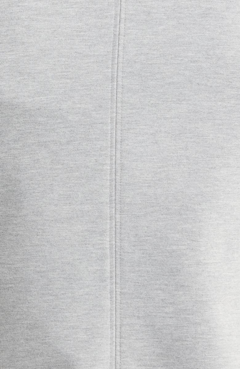 Anne Klein Moto Zip Ponte Jacket, Alternate, color, Light Heather Grey