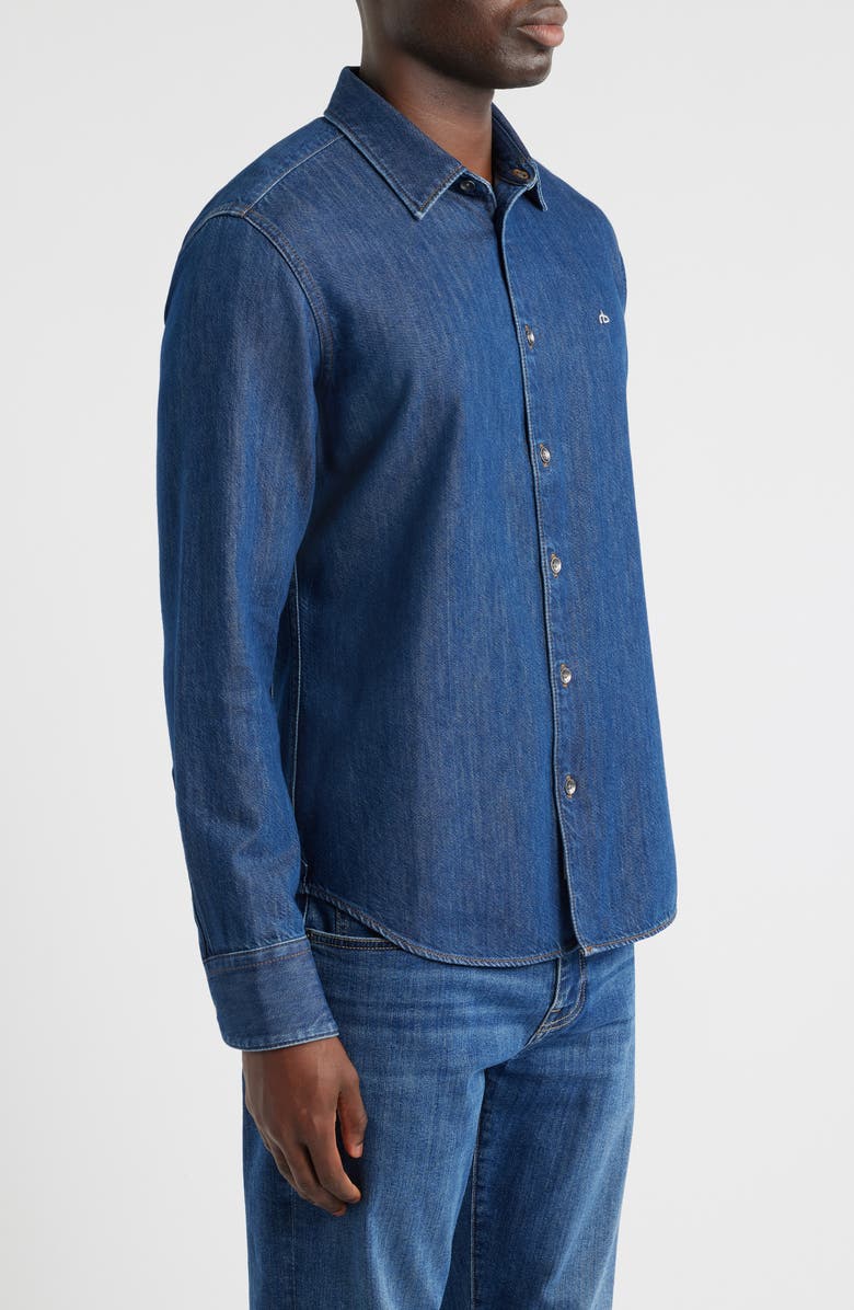 rag & bone Tomlin Denim Button-Up Shirt, Alternate, color, Kennmore