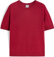 MM by Max Mara Orbita Short Sleeve Wool & Cashmere Sweater