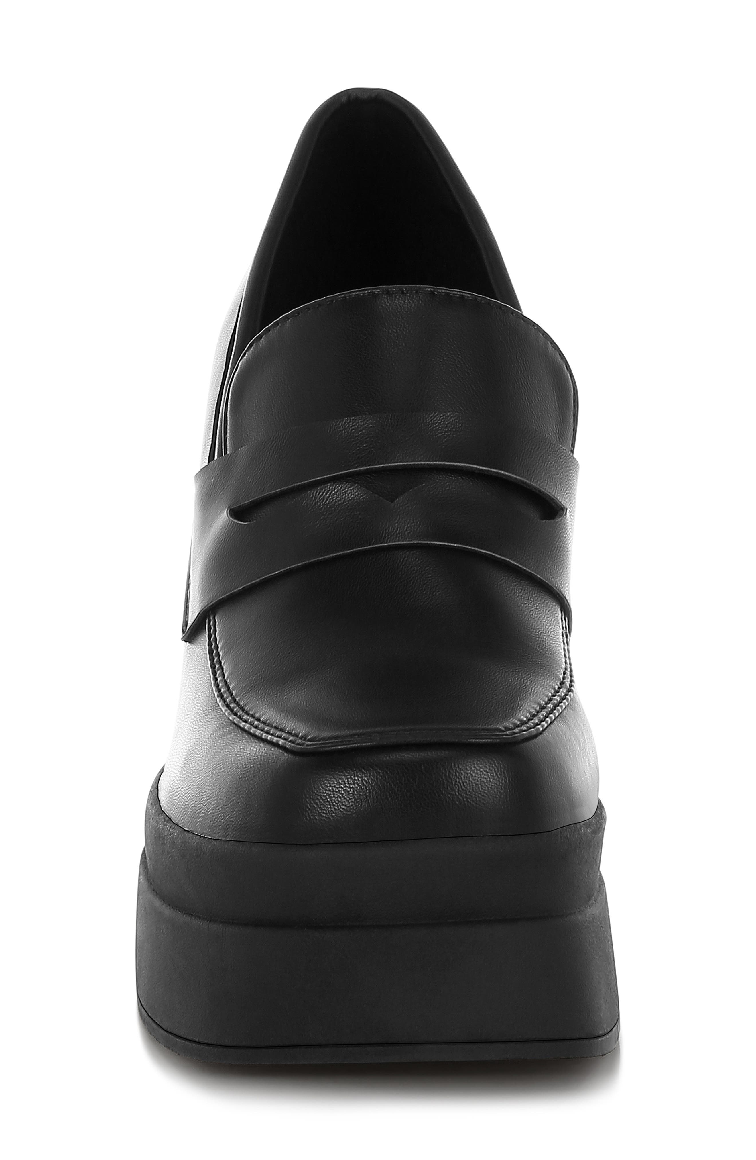 LONDON RAG Edwina Block Heel Platform Pump, Alternate, color, Black