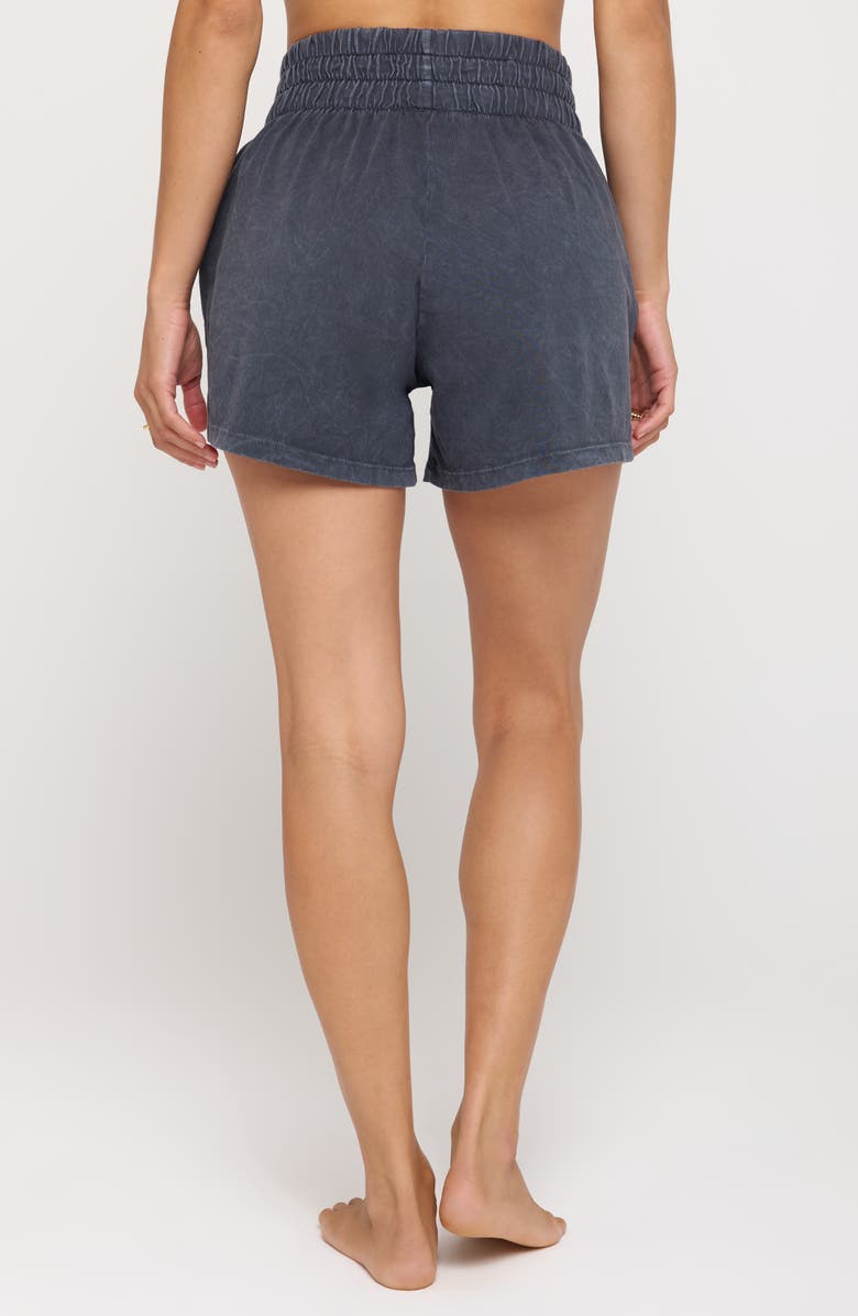 Spiritual Gangster Kia High Waist Cotton Shorts, Alternate, color,