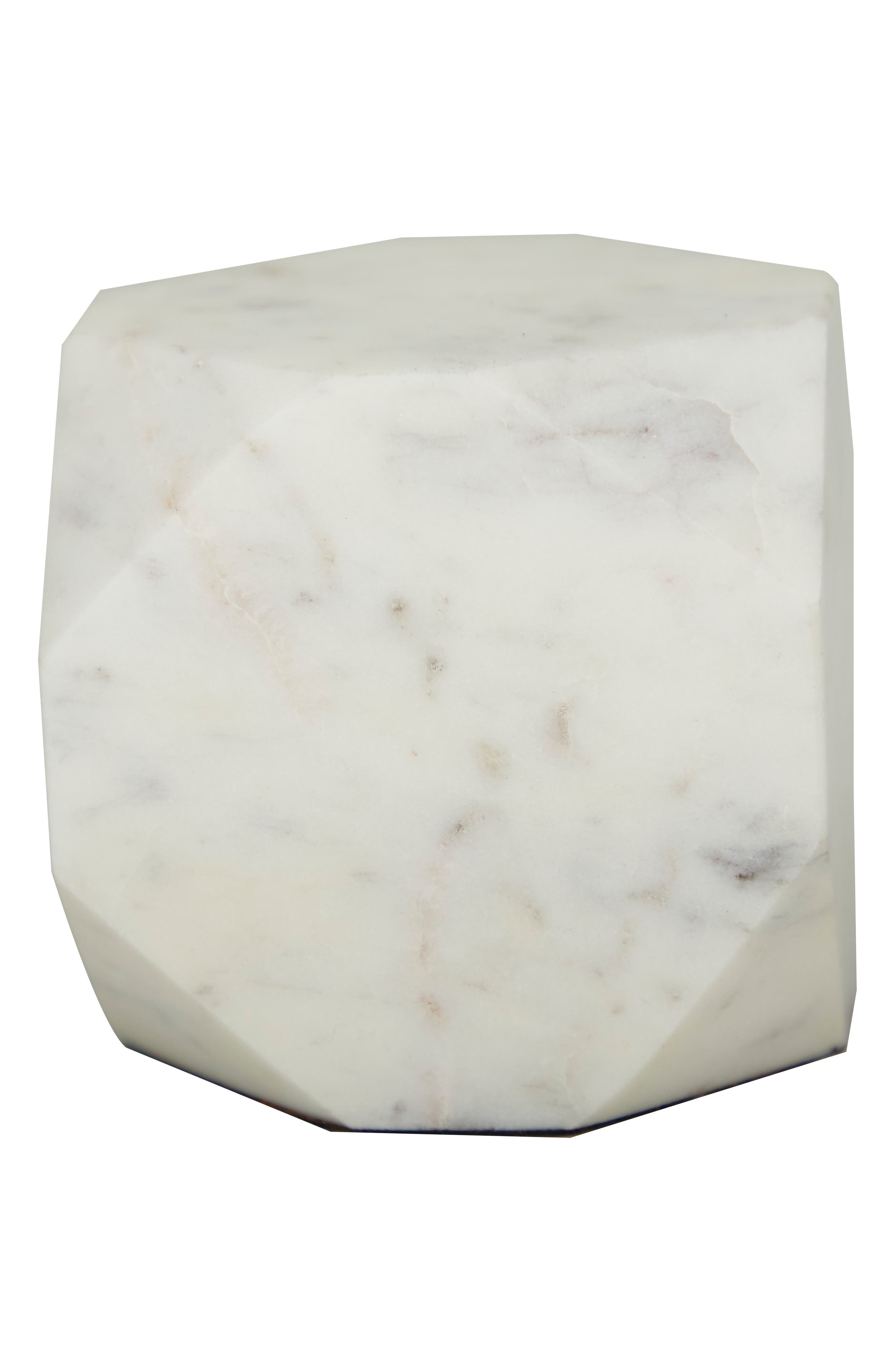 COSMO BY COSMOPOLITAN White Marble Block Geometric Bookends | Nordstromrack