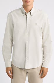 BOSS Liam Button Down Cotton Shirt