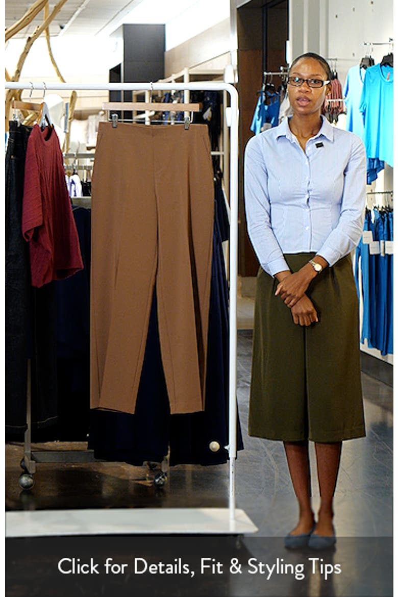 Lenox Wide Leg Stretch Twill Pants video
