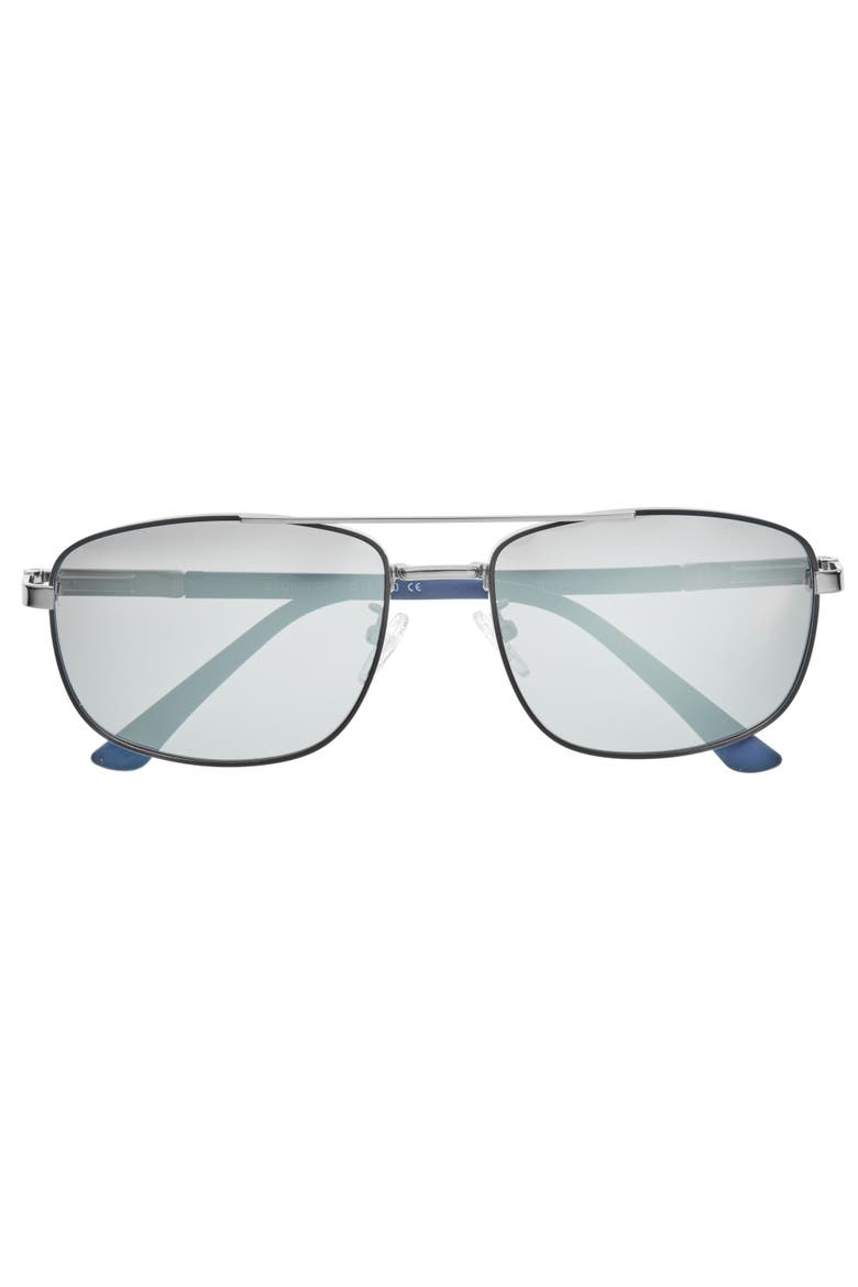 Gotham Polarized Sunglasses, Alternate, color, Gunmetal/Silver