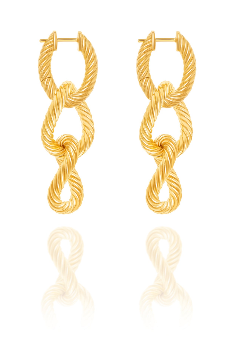 Samantha Siu - New York Willemstad Earrings, Alternate, color, Gold
