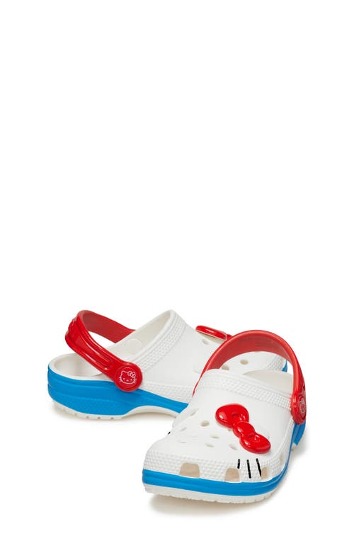 Crocs Womens  Hello Kitty Iam Classic Clogs In White