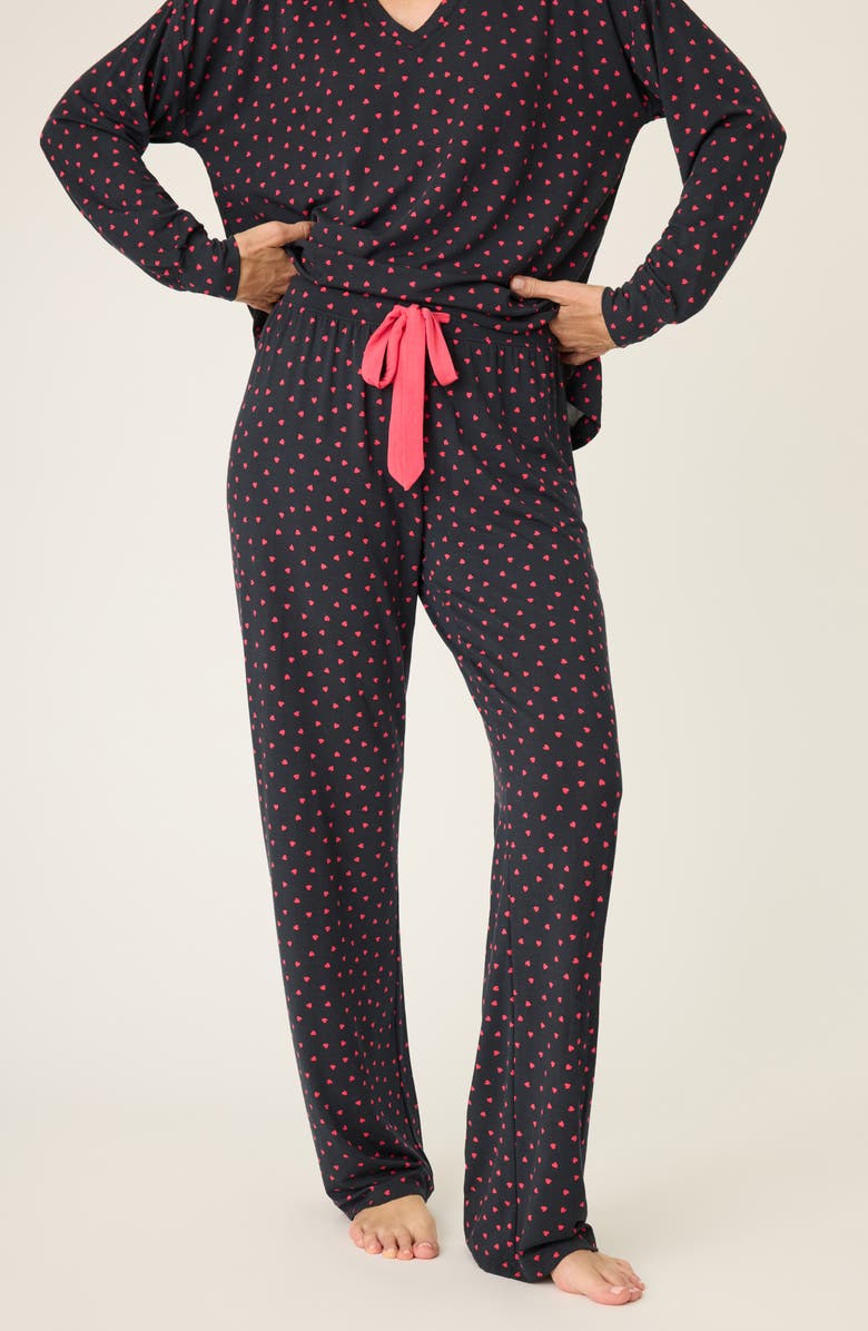 PJ Salvage Sweet Dreams Jersey Pajama Pants, Alternate, color,