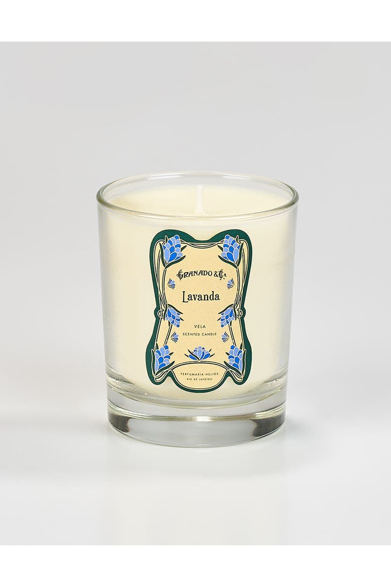 Lavanda Scented Candle, Alternate, color, Clear