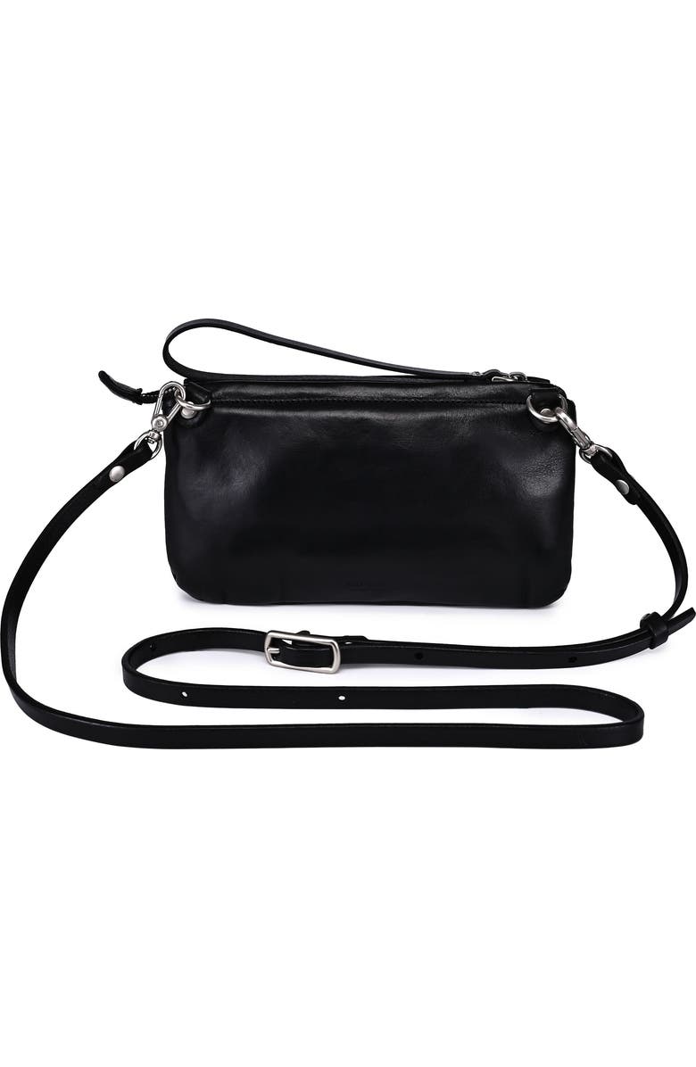 OLD TREND Monarda Genuine Leather Structured Convertible Crossbody, Alternate, color, Black
