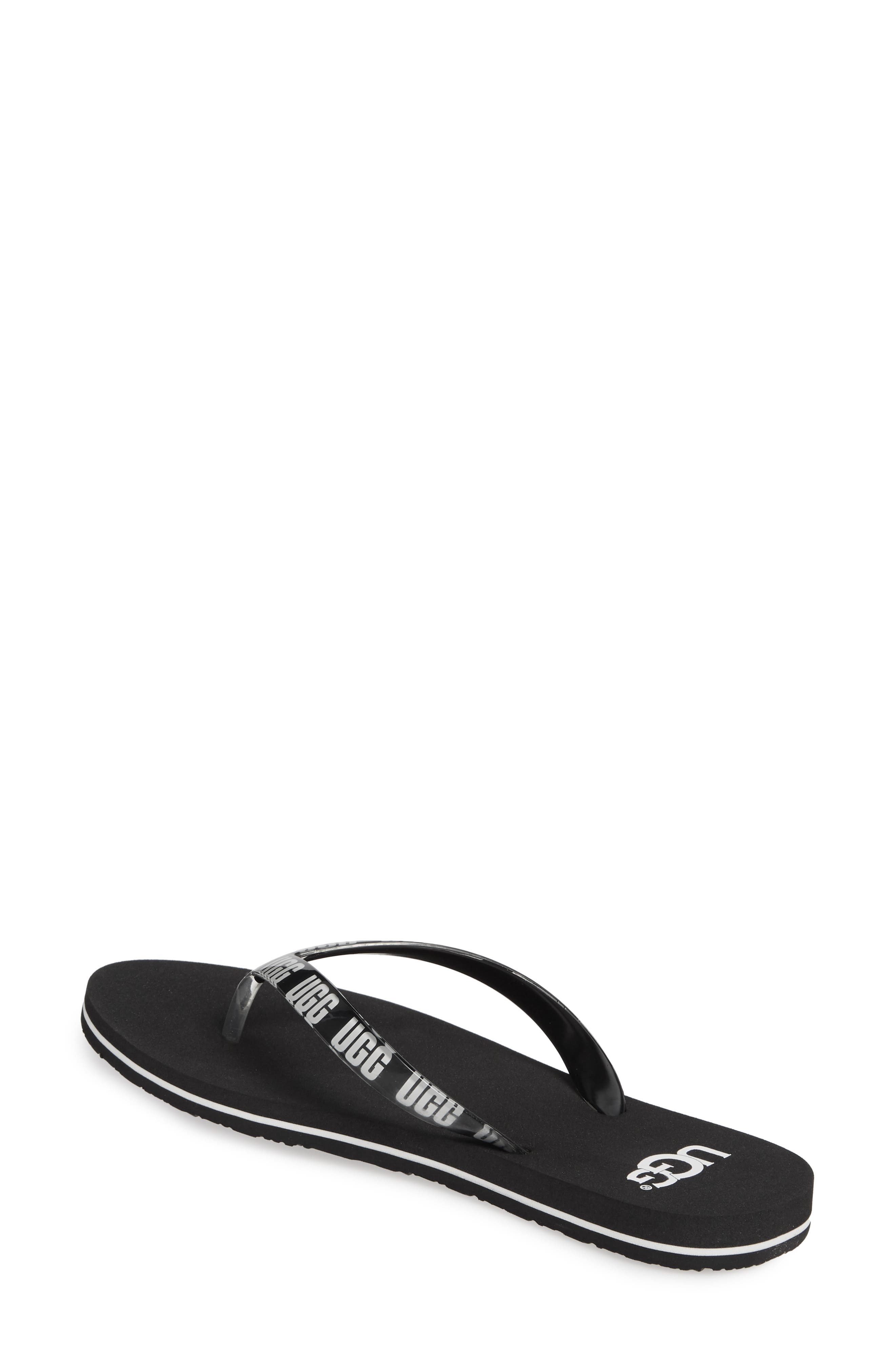 UGG<sup>®</sup> Simi Logo Flip Flop, Alternate, color, 
