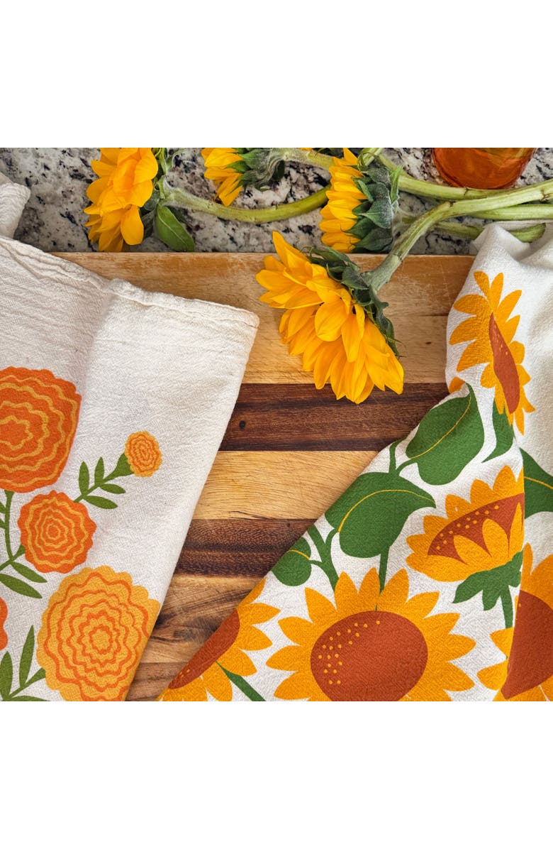 The Neighborgoods HELLO SUNSHINE - Dish Towel Set of 2, Alternate, color, NO COLOR