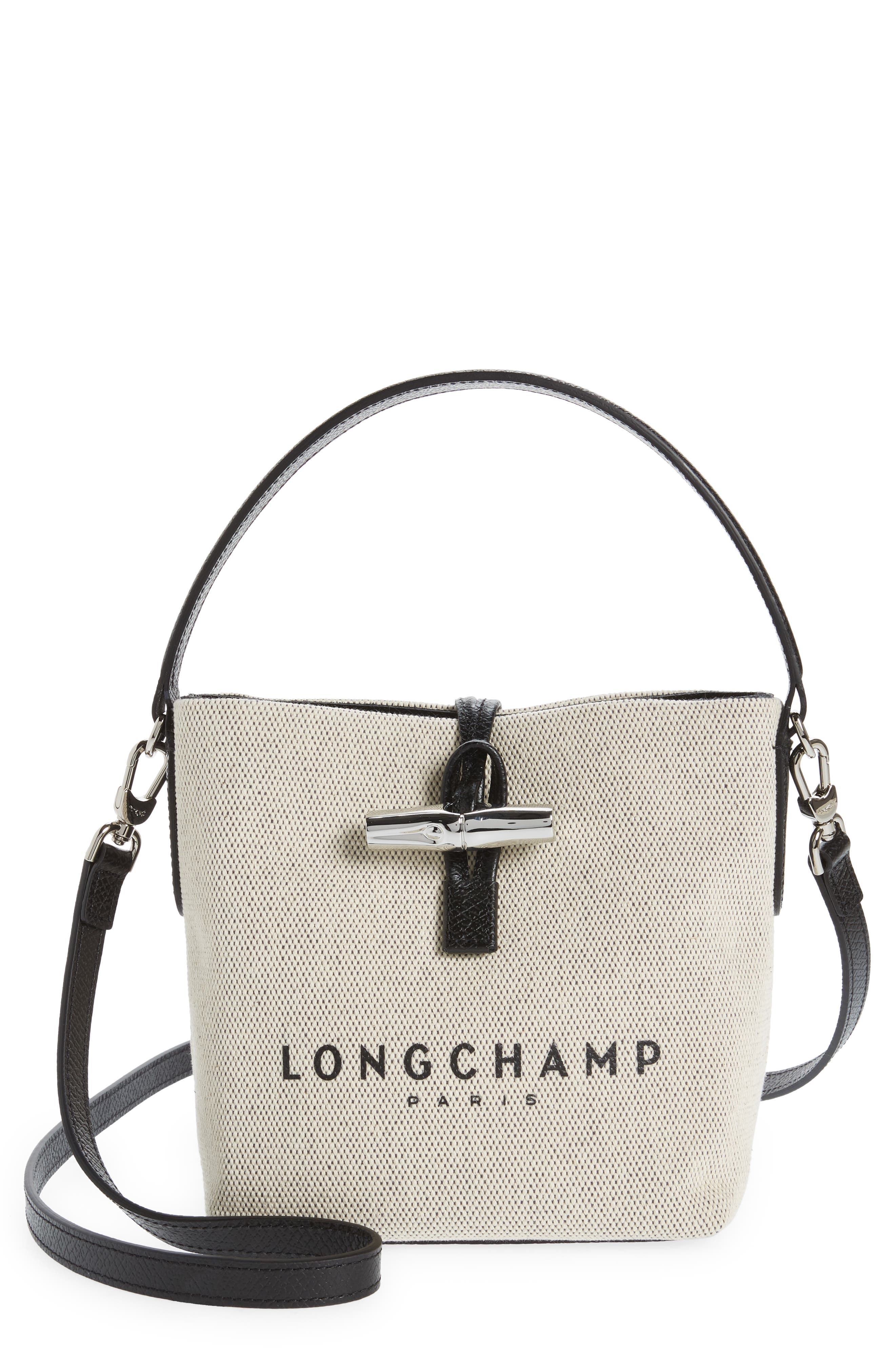 Longchamp Roseau Bucket Bag, Main, color, 