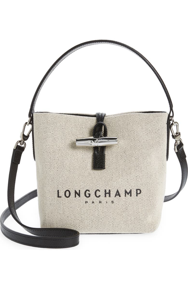 Longchamp Roseau Bucket Bag, Main, color,