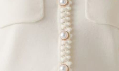 Lk Bennett Norah Knit Jacket In White