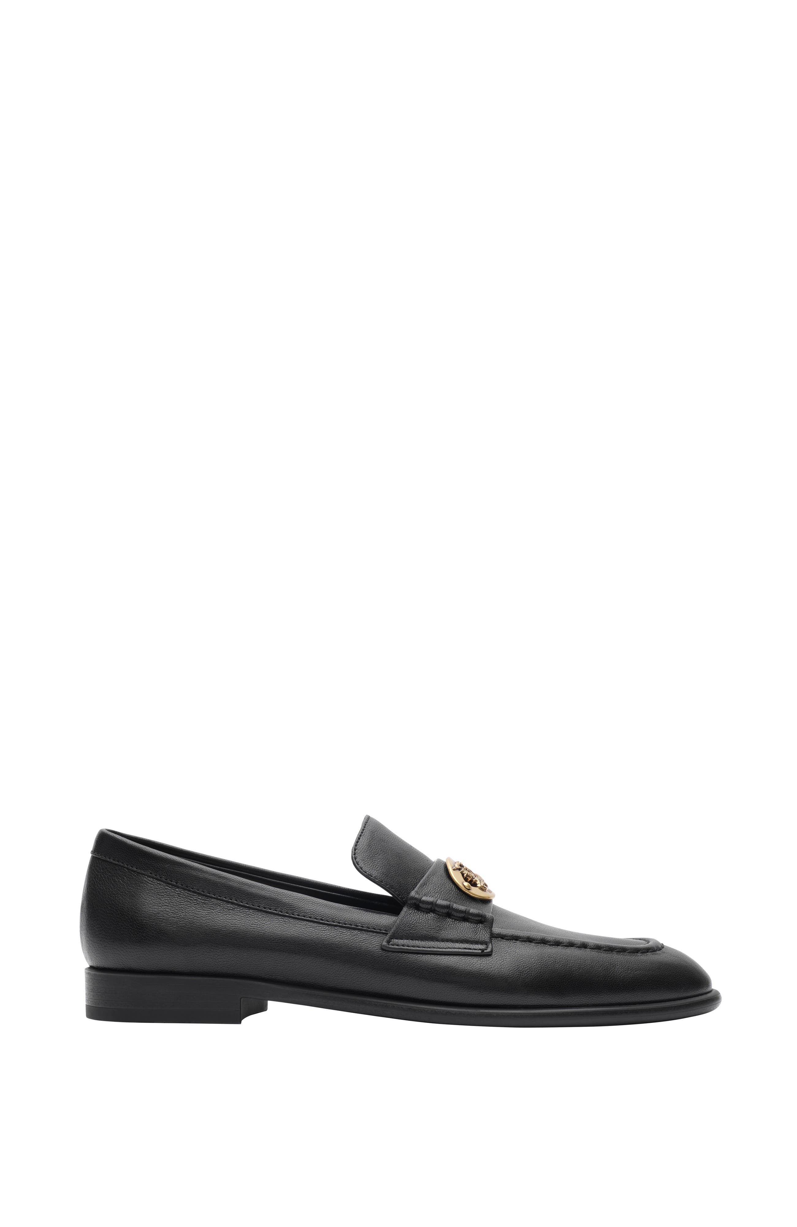 Burberry Leather Opal Loafers, Main, color, Black