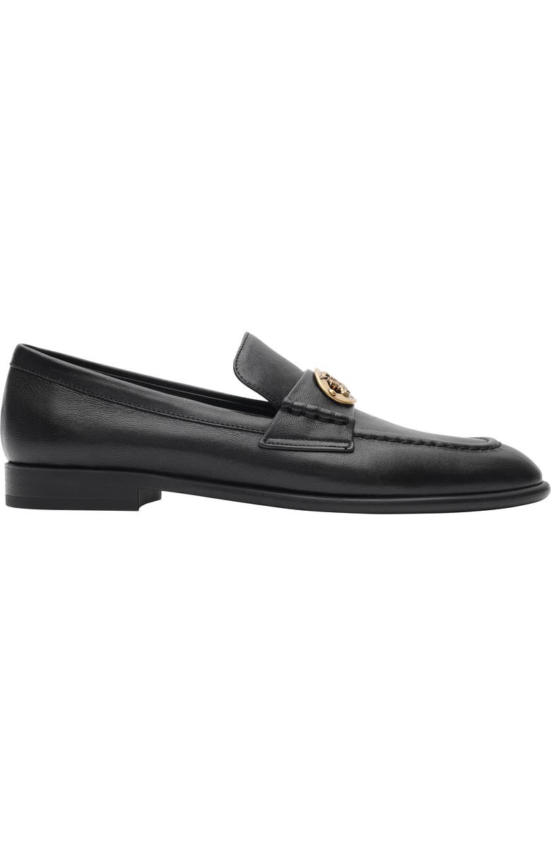 Burberry Leather Opal Loafers, Main, color, Black