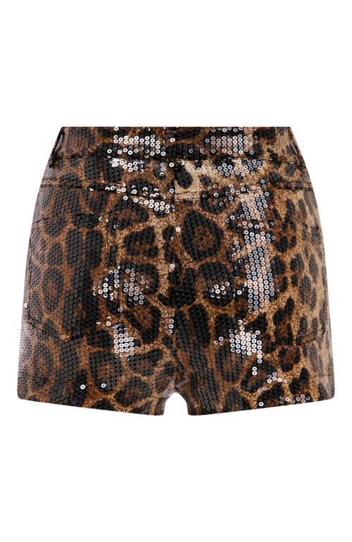 Maeve Itza Shorts In Animal Print