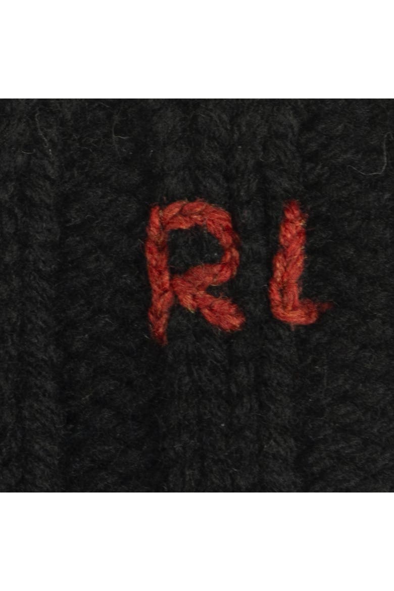 Holiday Pattern Beanie, Alternate, color, Black/Red/Cream