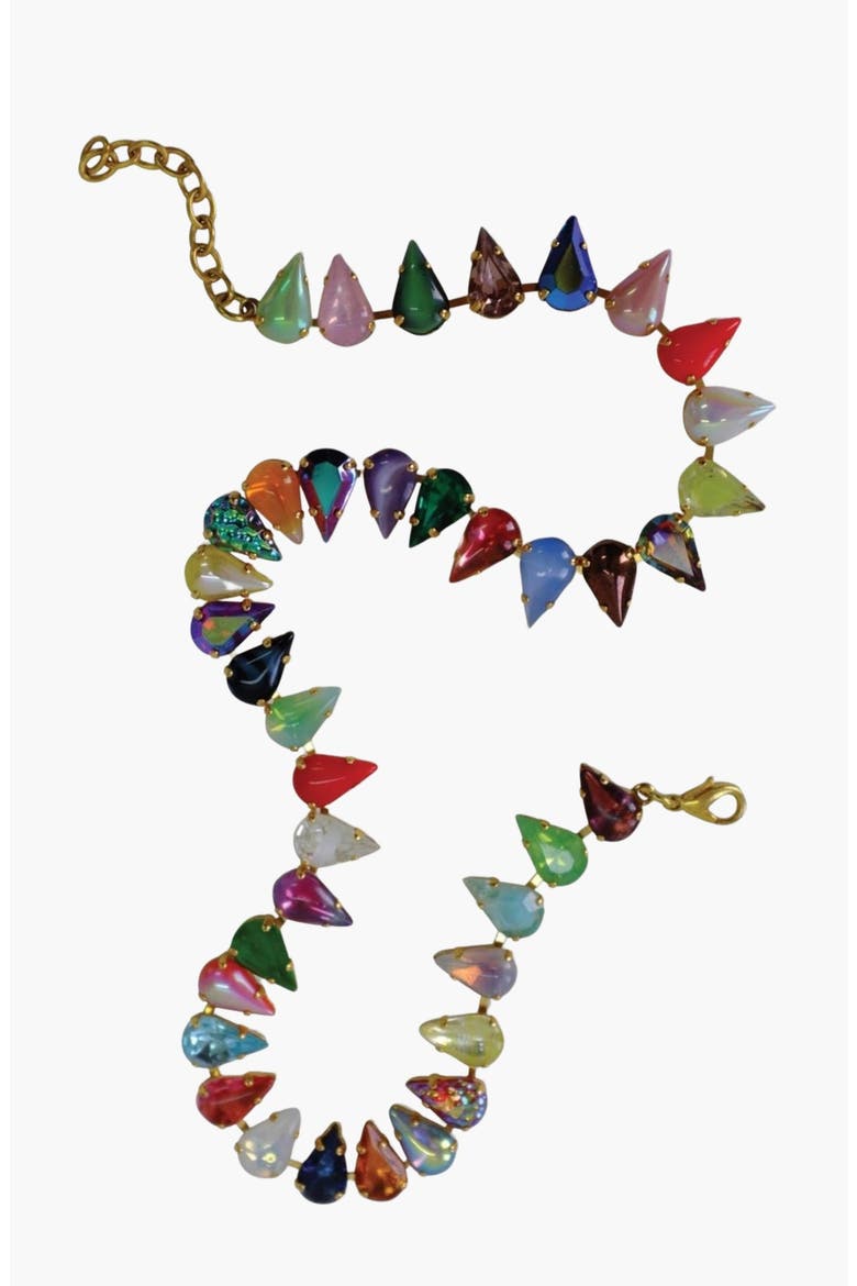 Aurora Fang Layering Choker, Alternate, color, Gold