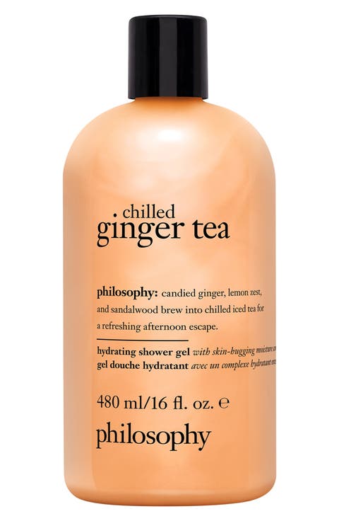 chilled ginger tea hydrating shower gel