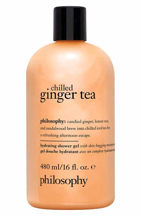 philosophy chilled ginger tea hydrating shower gel