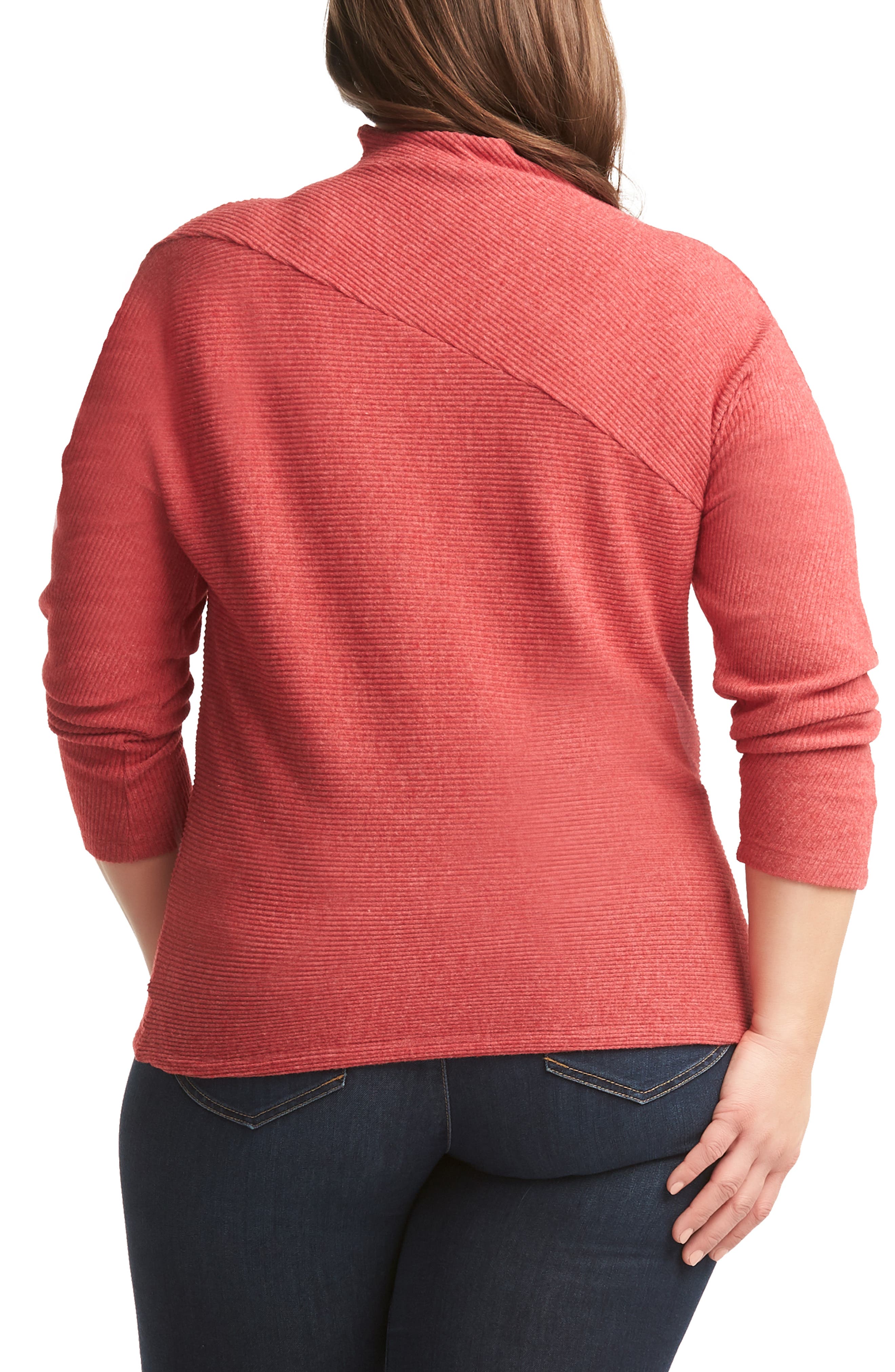 Deb Ribbed Long Sleeve Top - image 4