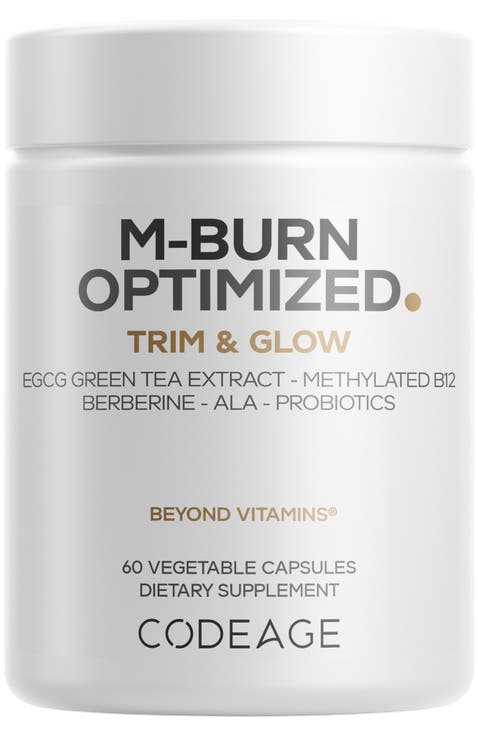 M-Burn Optimized Decaf Green Tea, Berberine, ALA & Probiotics Supplement