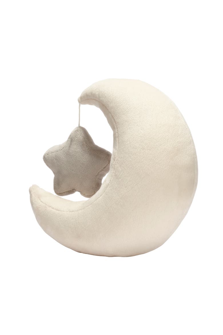 Goodnight Moon and Star Plush Stuffed Toy, Alternate, color, Cream