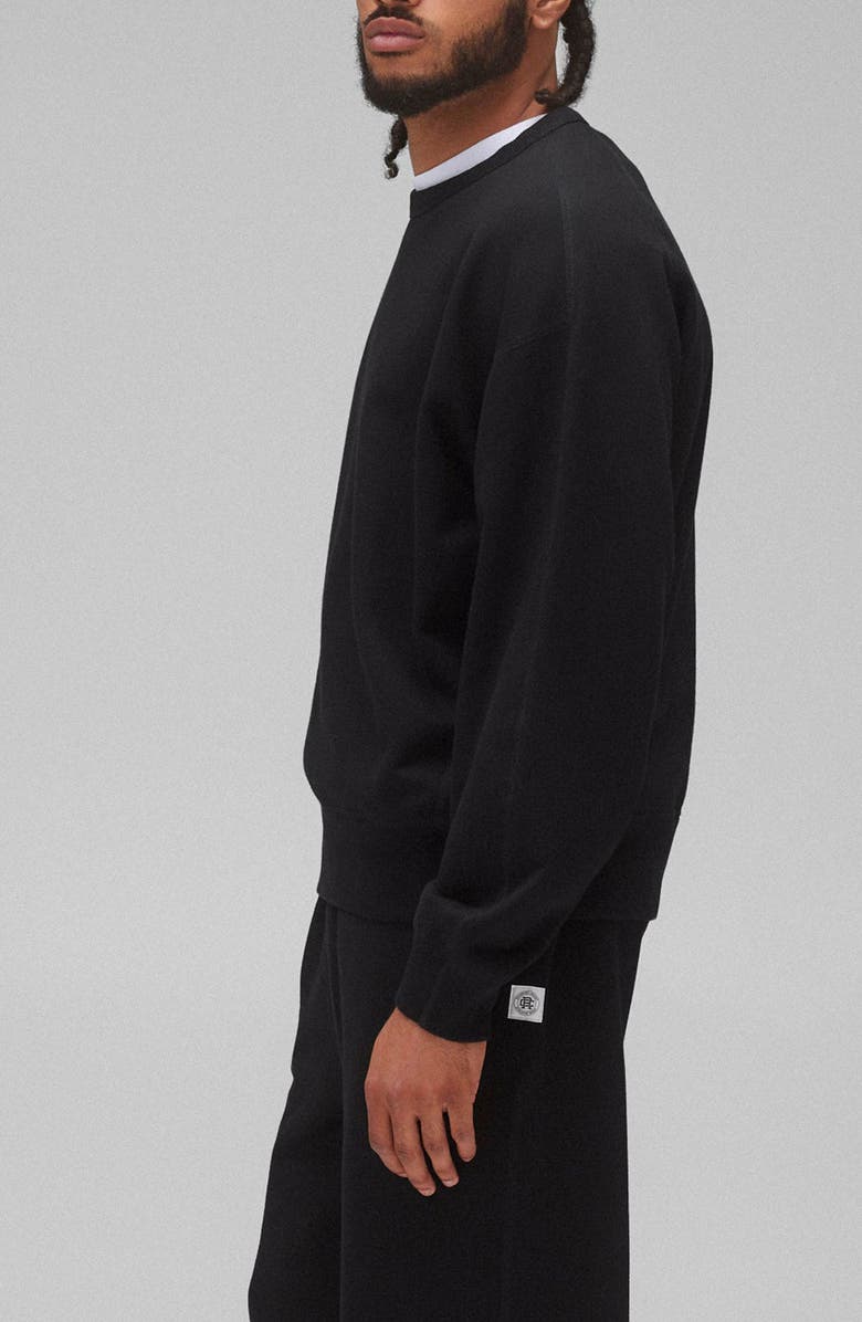 Reigning Champ Midweight Terry Relaxed Crewneck Sweatshirt, Alternate, color, 