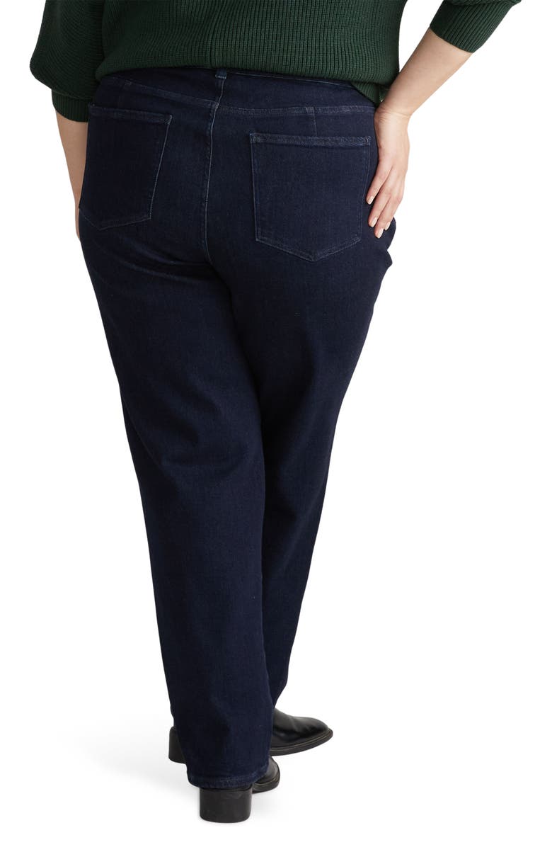 Universal Standard Donna High Waist Straight Leg Jeans, Alternate, color, Dark Indigo Blue